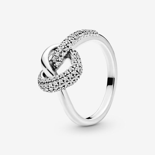 Knotted Heart Ring