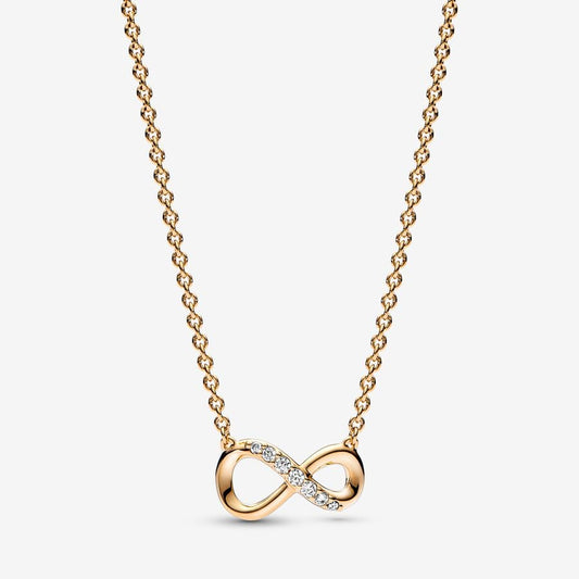 Sparkling Infinity Collier Necklace