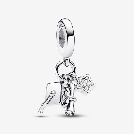 2024 Graduation Triple Dangle Charm