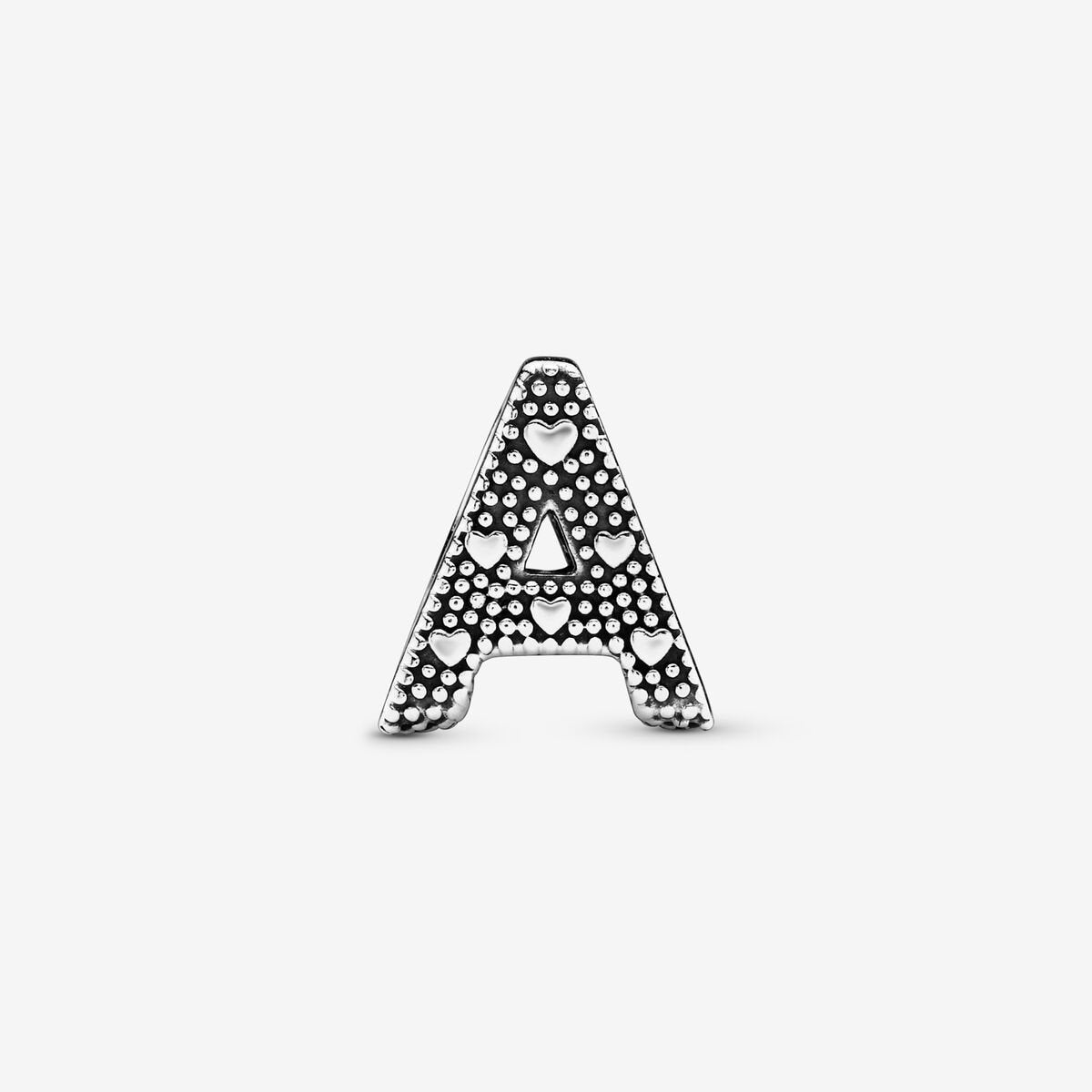 Letter A Alphabet Charm