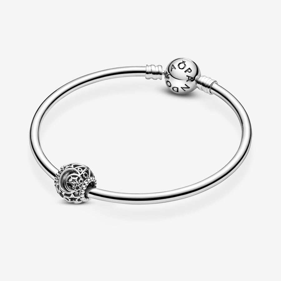 Openwork Sun, Stars & Moon Charm