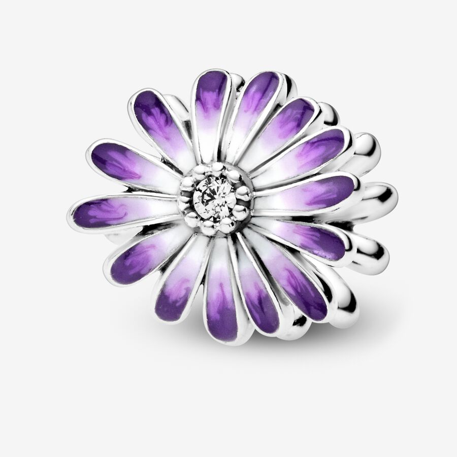 Purple Daisy Charm